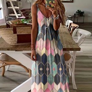 Spaghetti Strap Maxi Dress